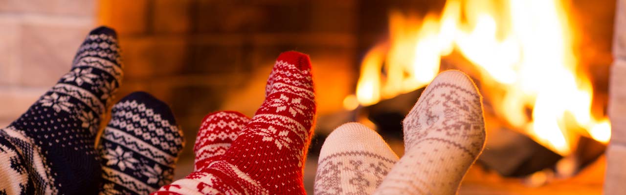 Farmhouse with heating