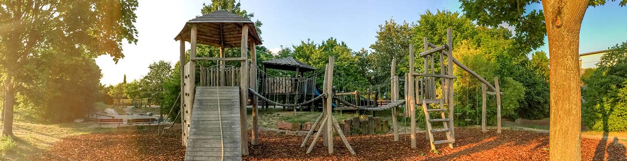 Farmhouse with playground